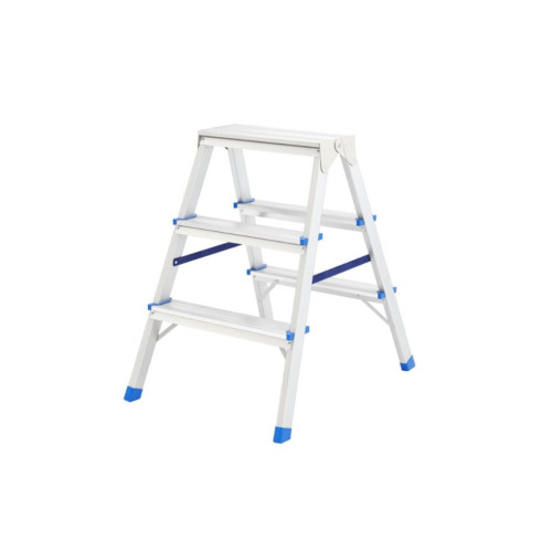 Стремянка СИБРТЕХ двусторонняя (97923) алюминий 3 ступ.