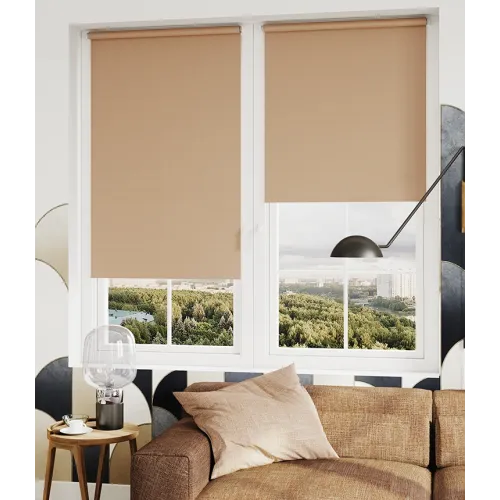 Рулонные жалюзи Лестер 61,5*175 бежевый