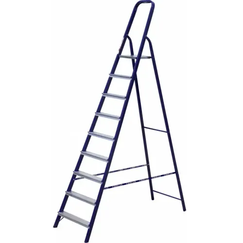 Стремянка АЛЮМЕТ (М8409) сталь 9 ступ., профиль 40х20