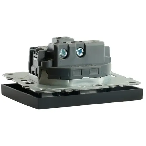 Переключатель 1-кл ЭМИЛИ черный RSW10-5105-05