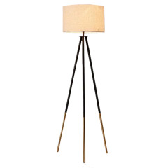 Торшер Люмис ZT6545 черный/золото/белый