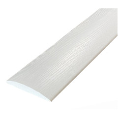 /Наличник (ДверКо) полукруглый, Шервуд белый, покрытие ПВХ Ультра 10*75*2150