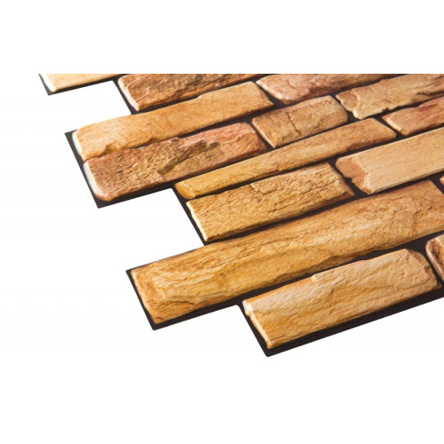 Панель ПВХ  Artdekart Мозаика 980*498*0,3 СЛАНЕЦ ПЕСОЧНЫЙ