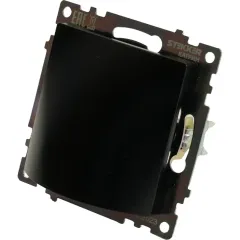 Розетка вывода кабеля Катрин черный GLS00-7116-05