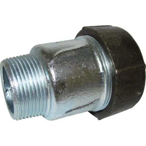 Муфта стальная обжимная GEBO нар. резьба ф 50х2