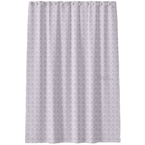 Шторка для ванной PERFECTO LINEA Secret 180x180cм 12 колец, розы