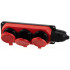 Колодка 3-пост. 2P+E каучуковая с защит. крышками красная  IP44 16А ЭРА RED-IP44 5070 (723796)