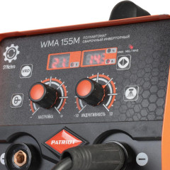 Аппарат сварочный  п/а PATRIOT WMA 155M (MIG/MAG/MMA) (*20)