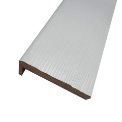 Наличник Voron Doors телескоп., покрытие ПВХ Белый бланко 70*25, 2200