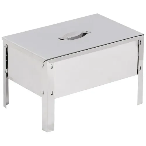 Коптильня 40х25х14 см нержавеющая сталь 0,5 мм разборный с крышкой (445408)