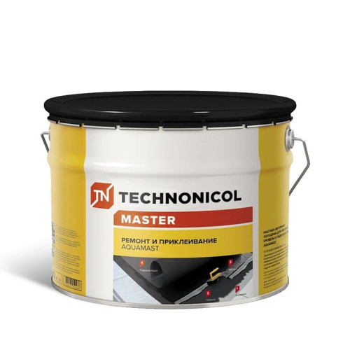 Мастика битумная Aquamast для ремонта кровель 10 кг