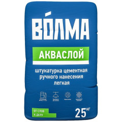 Штукатурка ВОЛМА Акваслой цементная 25 кг