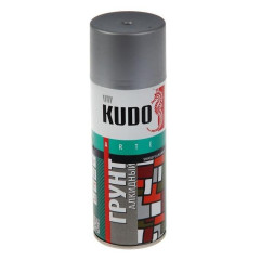 Грунт аэрозольный универсальный алкидный СЕРЫЙ 520мл KU-2001