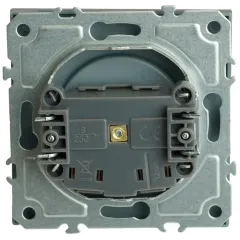 Розетка 2P ЭМИЛИ шторки платиново-серый RST16-5109-10