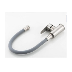 Смеситель для кухни FRAP F4448 с гибким изливом, нержавейка