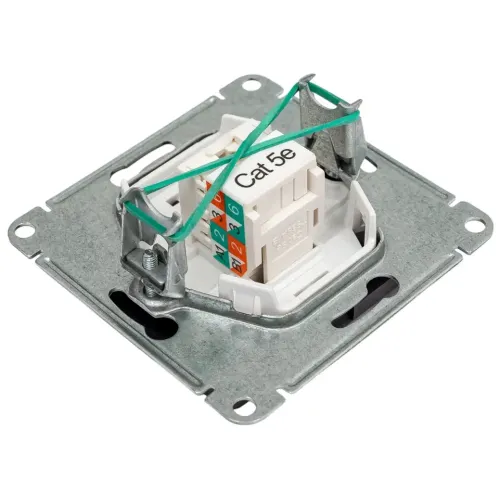 Розетка PC GLOSSA графит GSL001381K