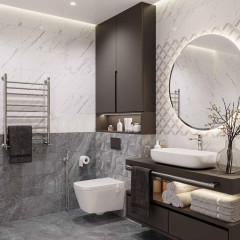 Плитка напольная 400*400 Флорида серая в уп. 1,6м2 (1 сорт)