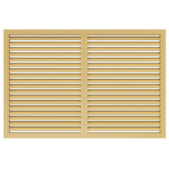 Радиаторная вентиляционная решетка из ПВХ П6090Р беж.