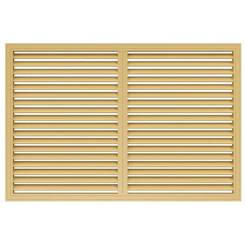 Радиаторная вентиляционная решетка из ПВХ П6090Р беж.