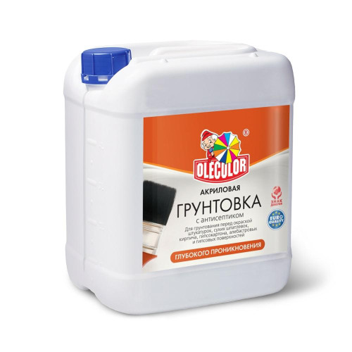 Грунт OLECOLOR акриловая глубокого проникновения (10.0 кг)