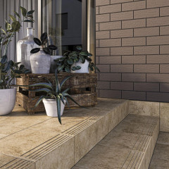 Плитка клинкерная напольная 298*298 Вермонт 1 светло-серая (м2) (глазурованная) в уп. 1,33 м2 (15шт.)