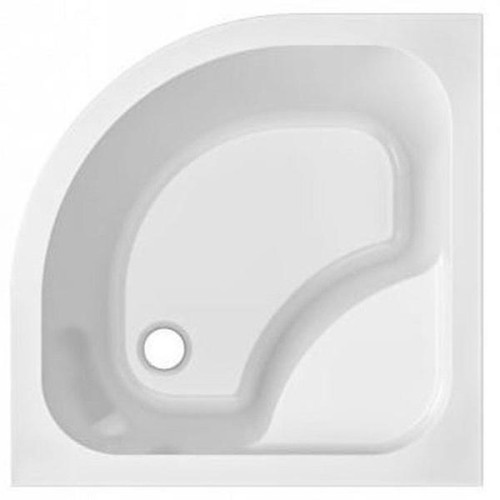 Поддон акриловый EVA GOLD 100х100х40см полукруглый с сифоном EG230017