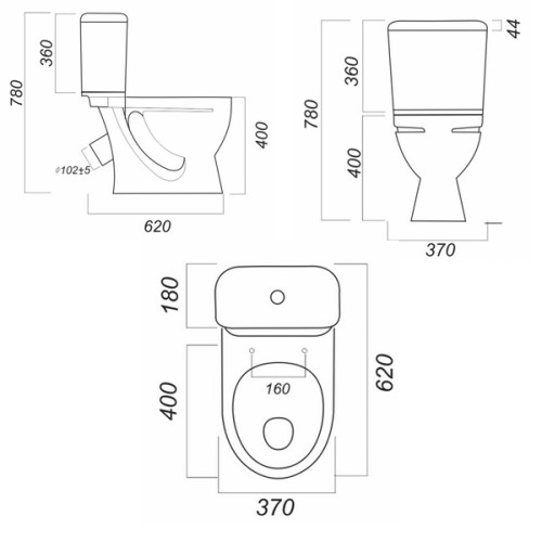 Унитаз-компакт SANITA 