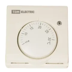 Термостат механический открытого монтажа НТ-1 инд. вкл/выкл 10А 230В сл.кость для обогр. ИК SQ2503-0010