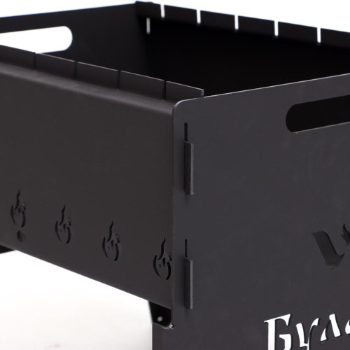 Мангал Булава разборный 40х30х32см, толщина 2мм с сумкой (10353361)