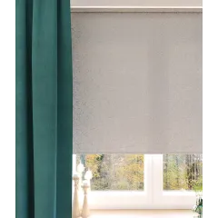 Рулонные жалюзи Фрост 61,5*175 цвет бело-серый