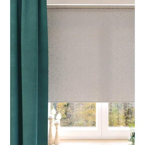 Рулонные жалюзи Фрост 61,5*175 цвет бело-серый