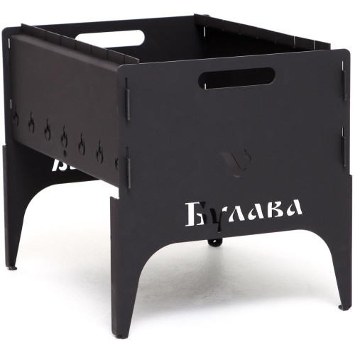 Мангал Булава разборный 40х30х32см, толщина 2мм с сумкой (10353361)