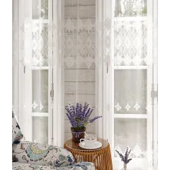 Тюль Ле-Гранд Долорес 300*260 белый с золотом