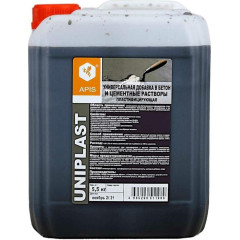 Добавка UNIPLAST пластифицирующая в бетонные и цементные р-ры 5,5кг