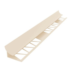 Раскладка под плитку 7-8мм внутр. 2,5м Светло-бежевый (25шт) ВП8 011