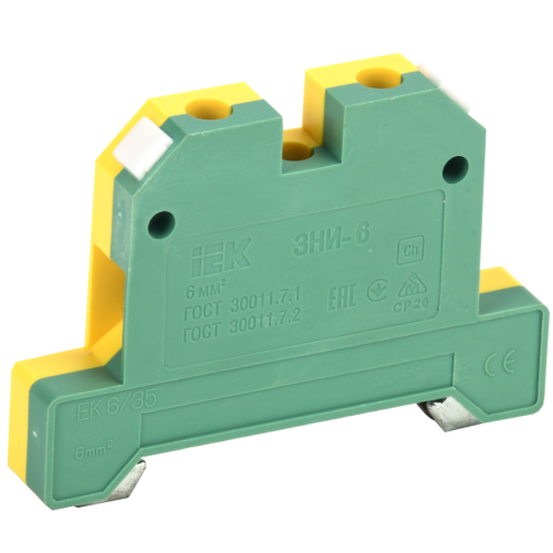 Зажим наборный ЗНИ-6PEN 6мм2 (JXB-земля) YZN20-006-K52 IEK (51950)