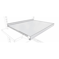 Полка металлическая 597*427 GS чёрная