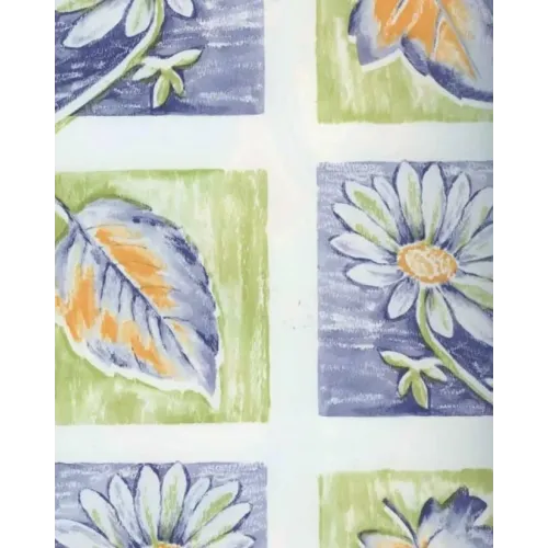 Пленка самоклеящаяся D&B 8м-45см 8083 (цветы и листья син) (20)