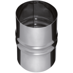 Дымоход адаптер ПП 0,8мм Ф120 нержавеющая сталь (Феррум)