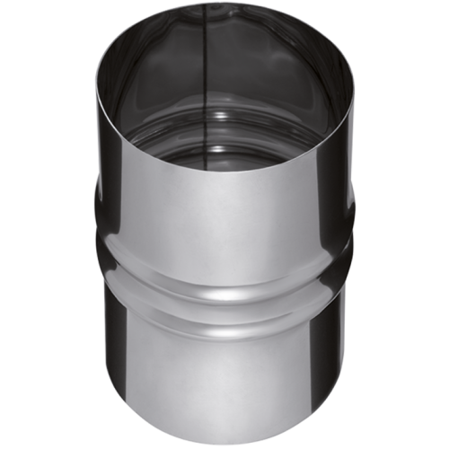 Дымоход адаптер ПП 0,8мм Ф120 нержавеющая сталь (Феррум)