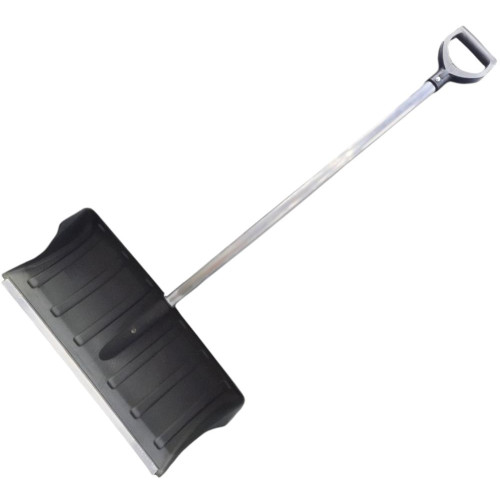 Лопата снеговая USP пластиковая с алюминиевым чер.V-ручкой 600х300х1200мм (68101-7-3) (*2)