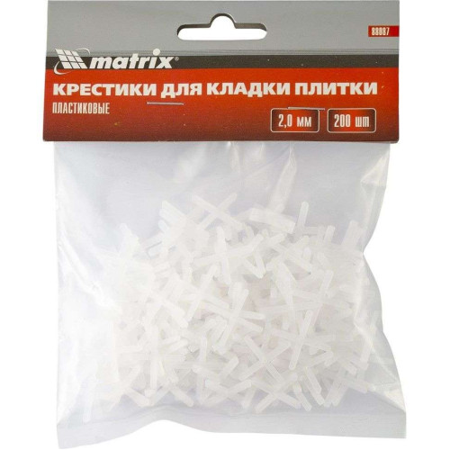 Крестики для плитки MATRIX 2,0мм 200шт (88087)