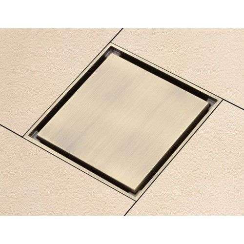 Трап кан. GAPPO 100х100 бронза G81005-4