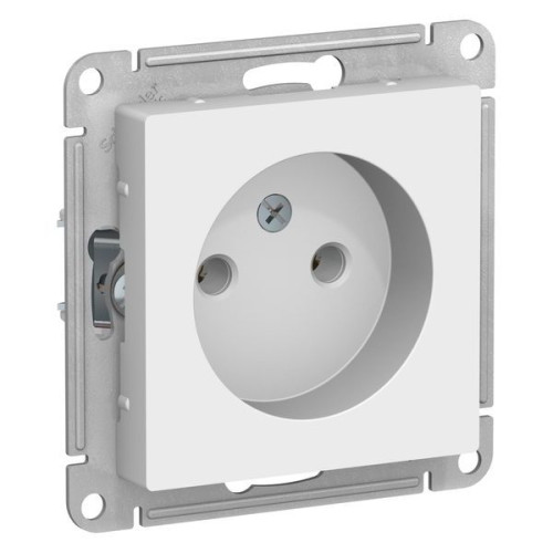 Розетка 2P AtlasDesign белый SchE ATN000141