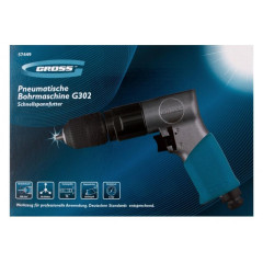 Пневмодрель GROSS G302 (3/8