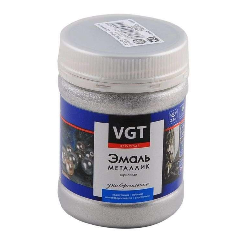Эмаль в/д VGT акрил. 1179 универсал МЕТАЛЛИК