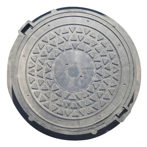 Люк ПП круглый (тип-Л) 3т 77см серый