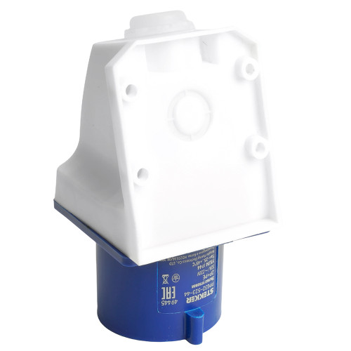 Вилка О/У STEKKER 2P+PE 32A IP44 ST-523 PPG32-523-44 49445