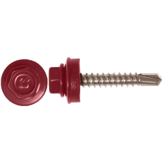 Саморез кров. КРс ZP 4.8x29 (3005) винно-красн