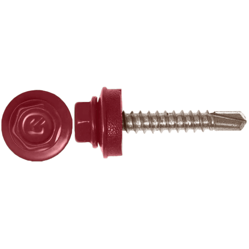 Саморез кров. КРс ZP 4.8x29 (3005) винно-красн